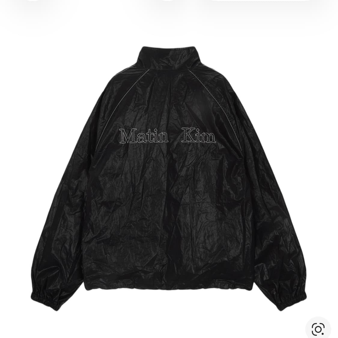 마뗑킴 코팅 아노락 점퍼 블랙 상품이미지1