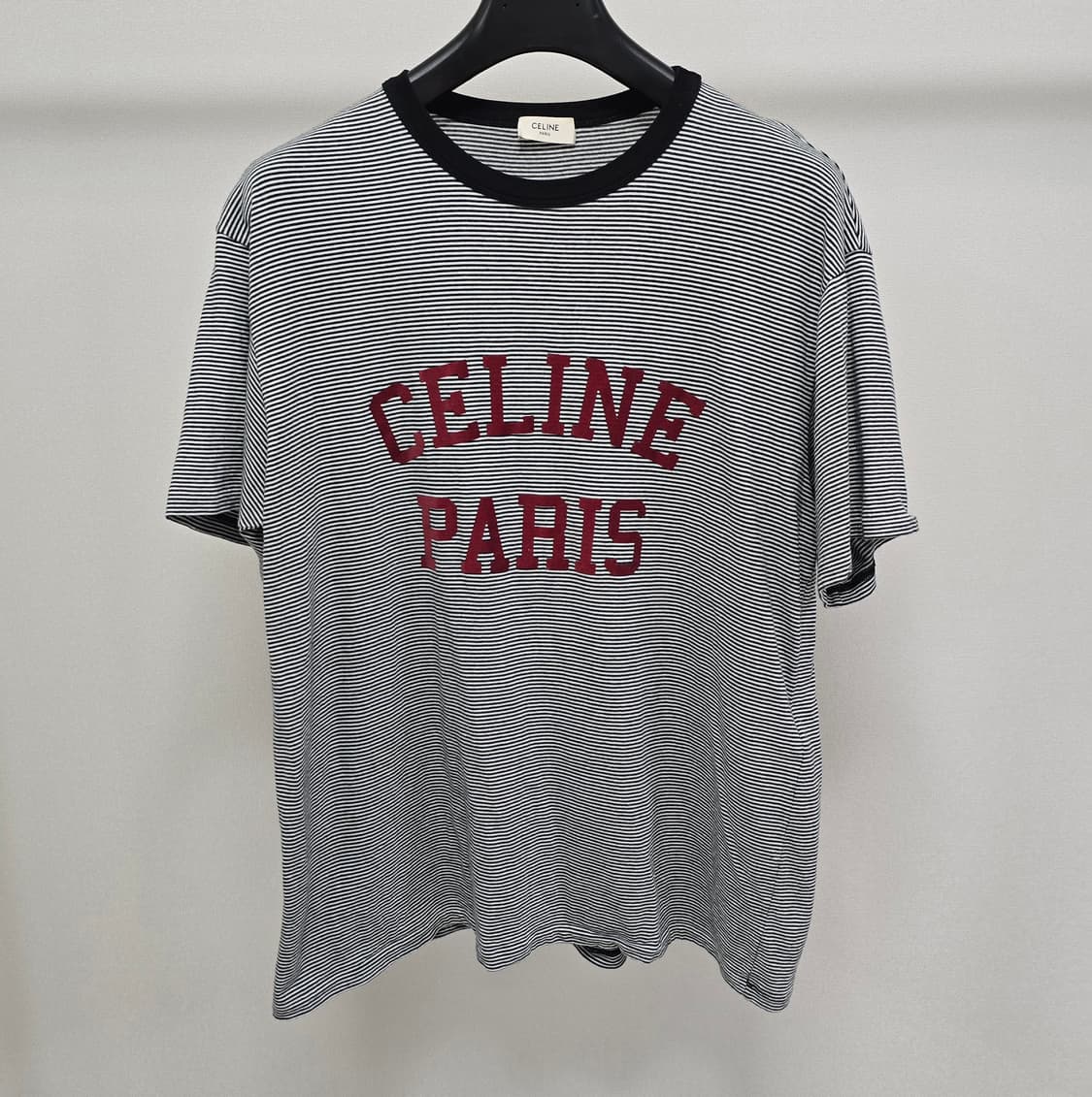셀린느 로고 반팔 티셔츠 L사이즈 105 판매 상품이미지1