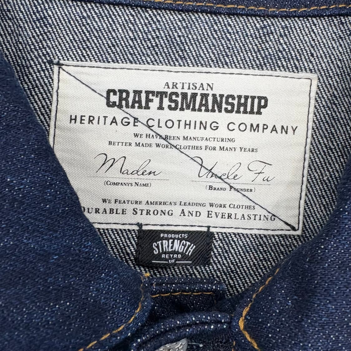 95)크래프트 데님 워크 자켓 상품이미지6