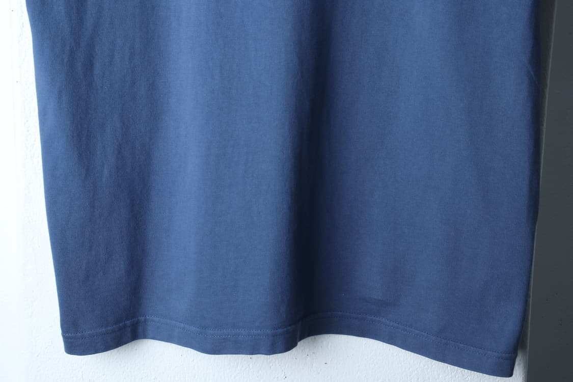(L-XL) 무신사 스탠다드 반팔 티셔츠 무지 블루 기본-H32456 상품이미지4