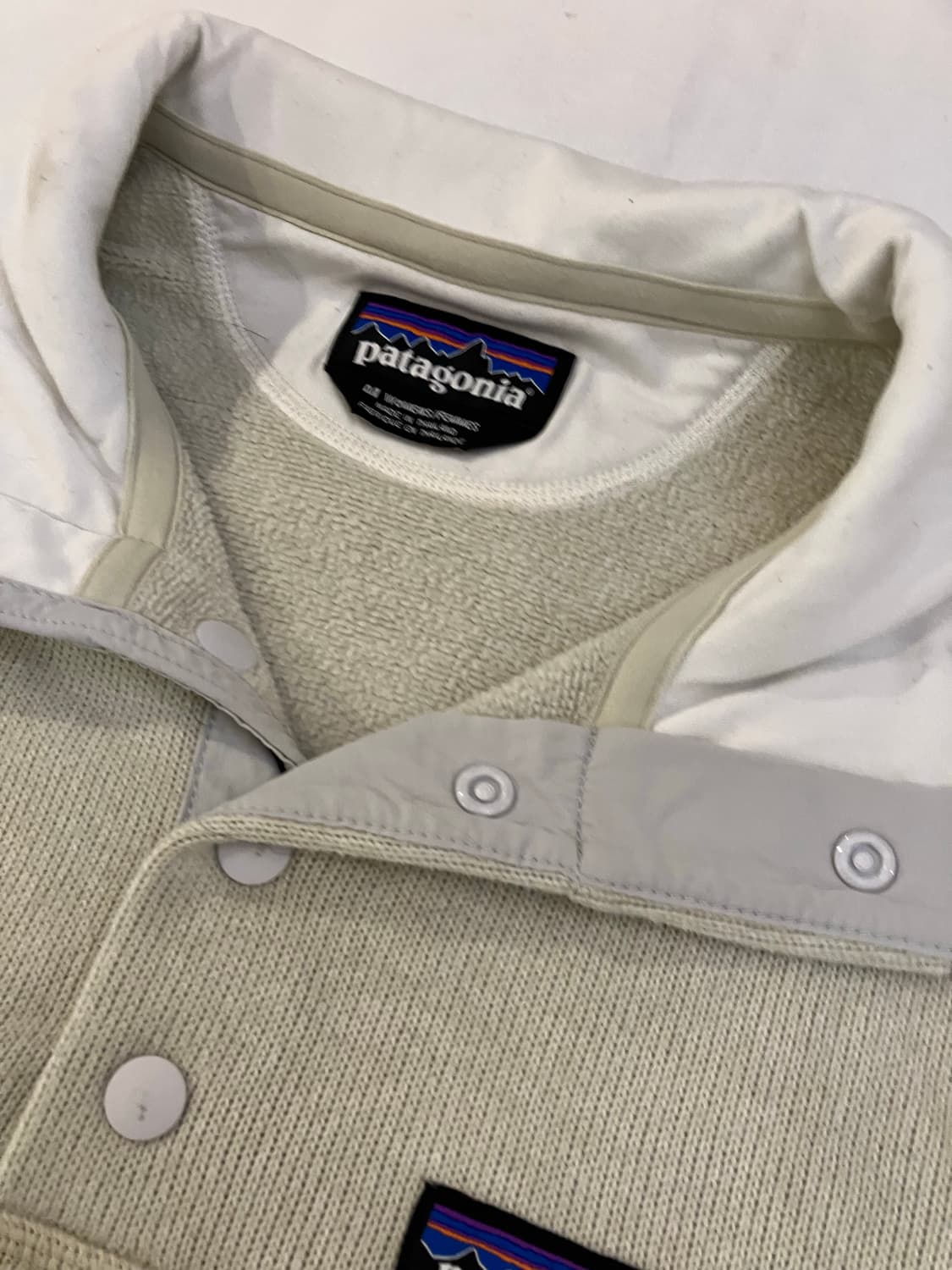 파타고니아 신칠라 스냅 티 풀오버 베터 플리스 아이보리 상품이미지5