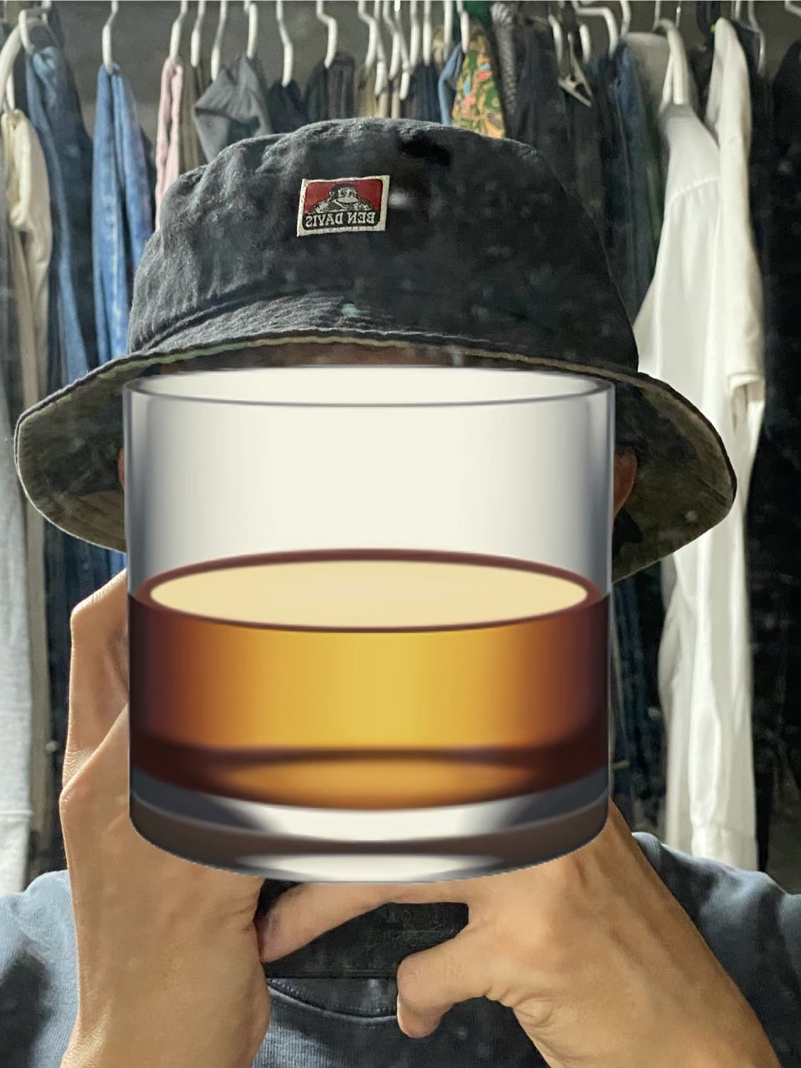 벤데이비스 블랙 카모 버킷햇 57-59cm 상품이미지5