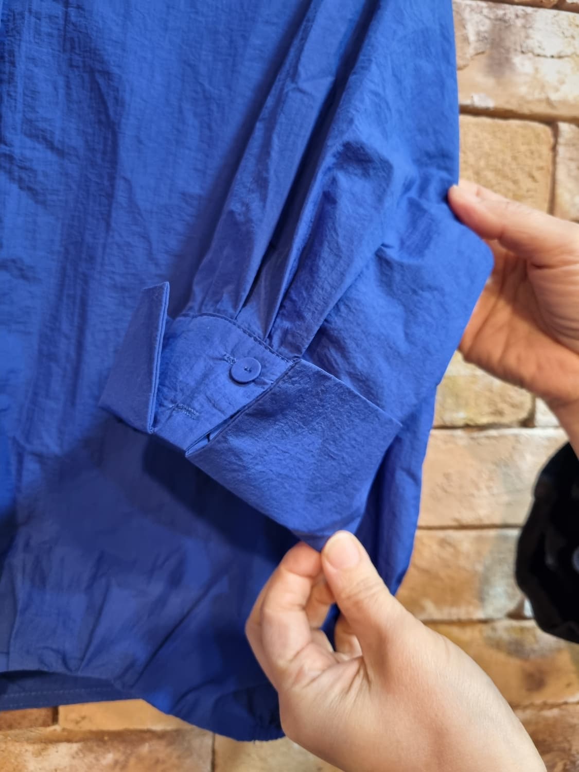  블루 색상의 셔츠와 스커트 세트 상품이미지5