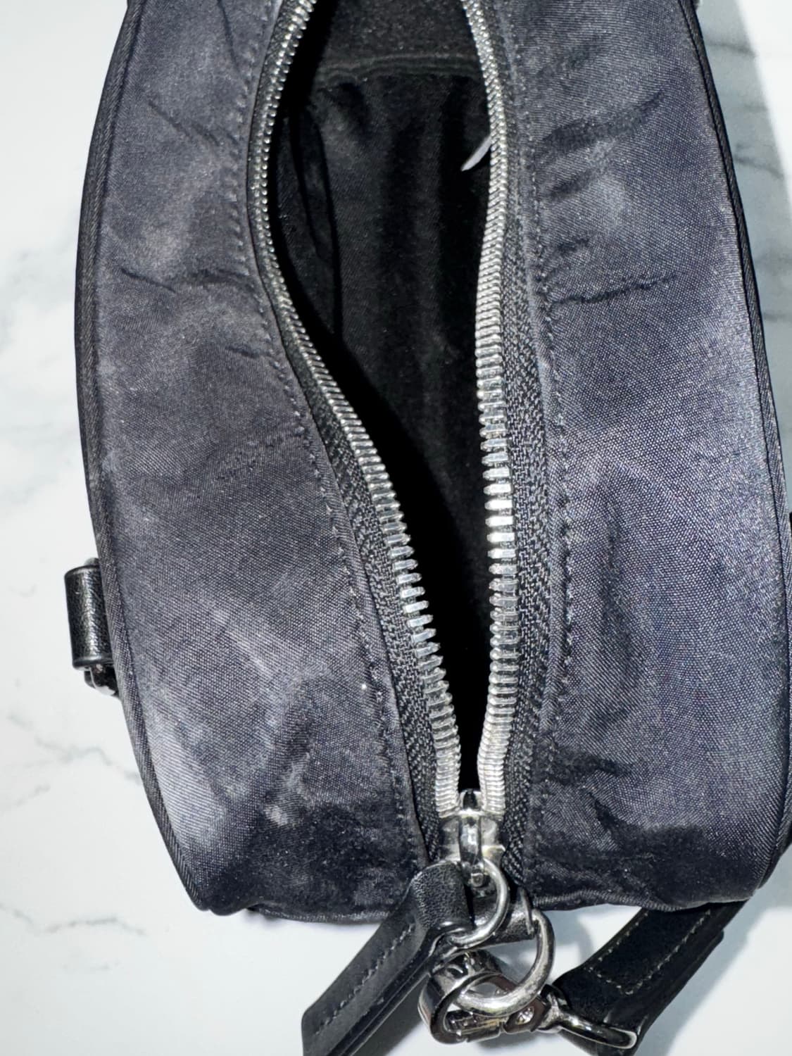 마뗑킴 BABY SPORTY TOTE BAG IN BLACK 상품이미지4