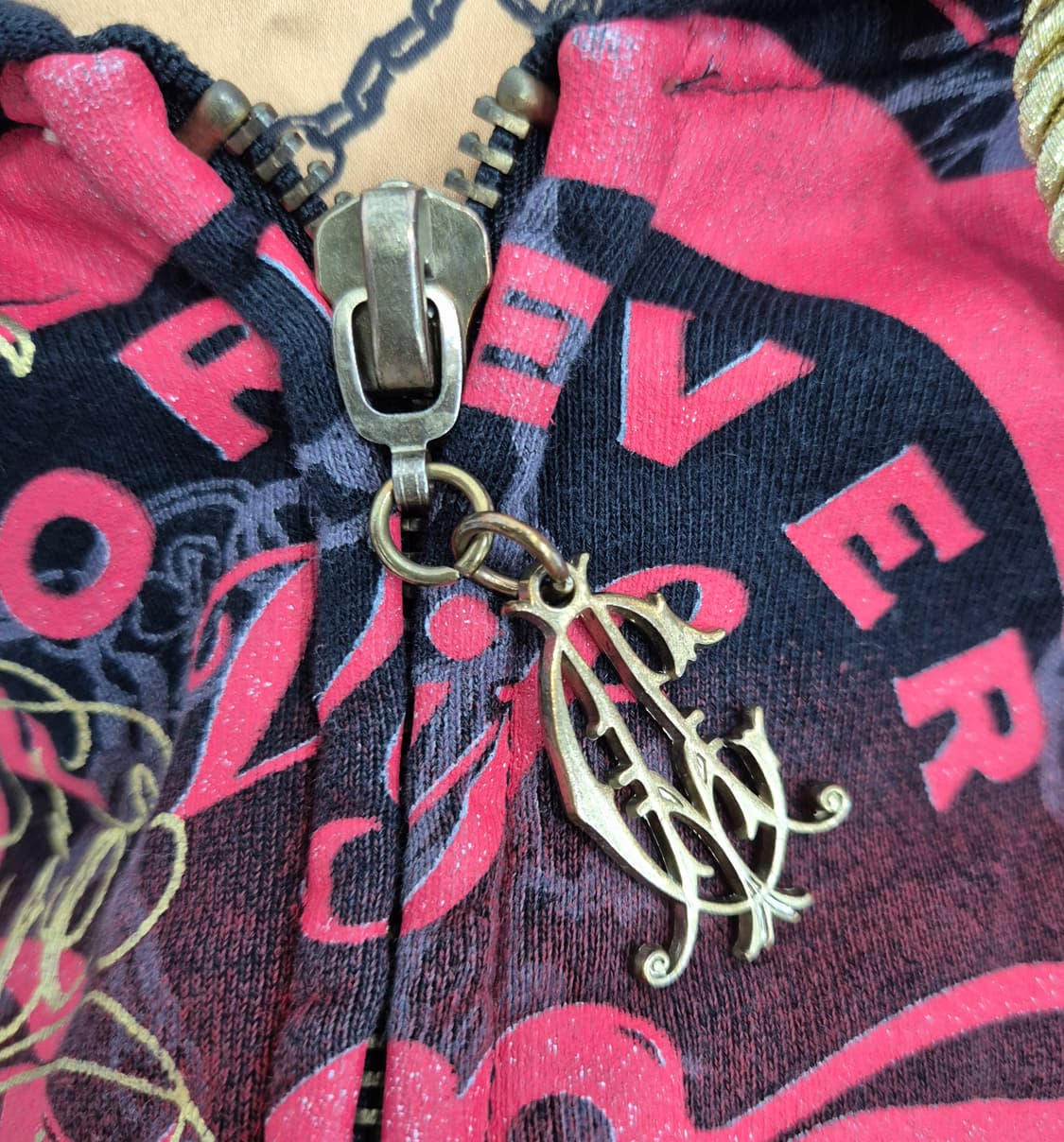 크리스찬 오디저 스컬 프린팅 후드집업 / 100(정품) 상품이미지7