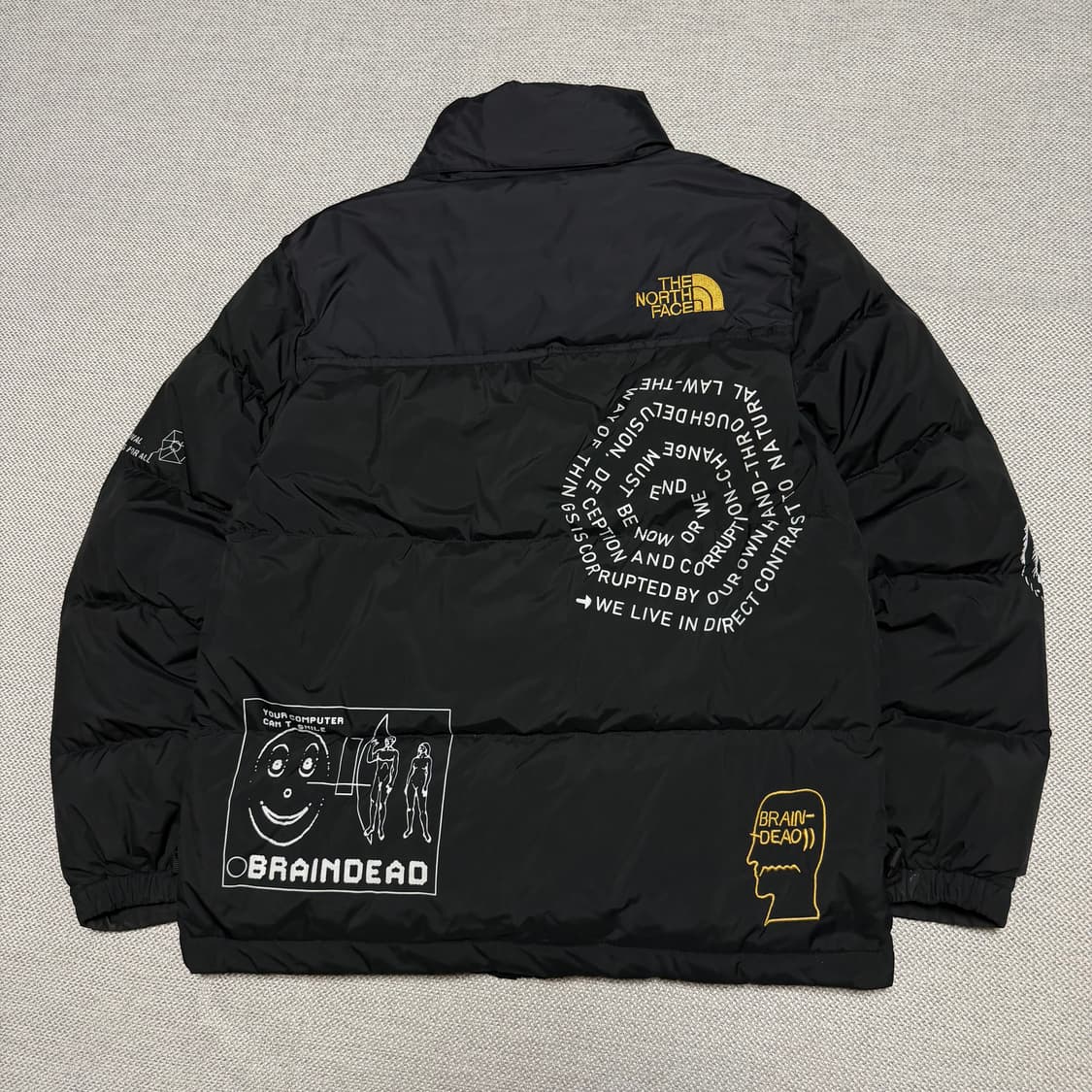 노스페이스 x 브레인데드 다운 패딩 상품이미지6