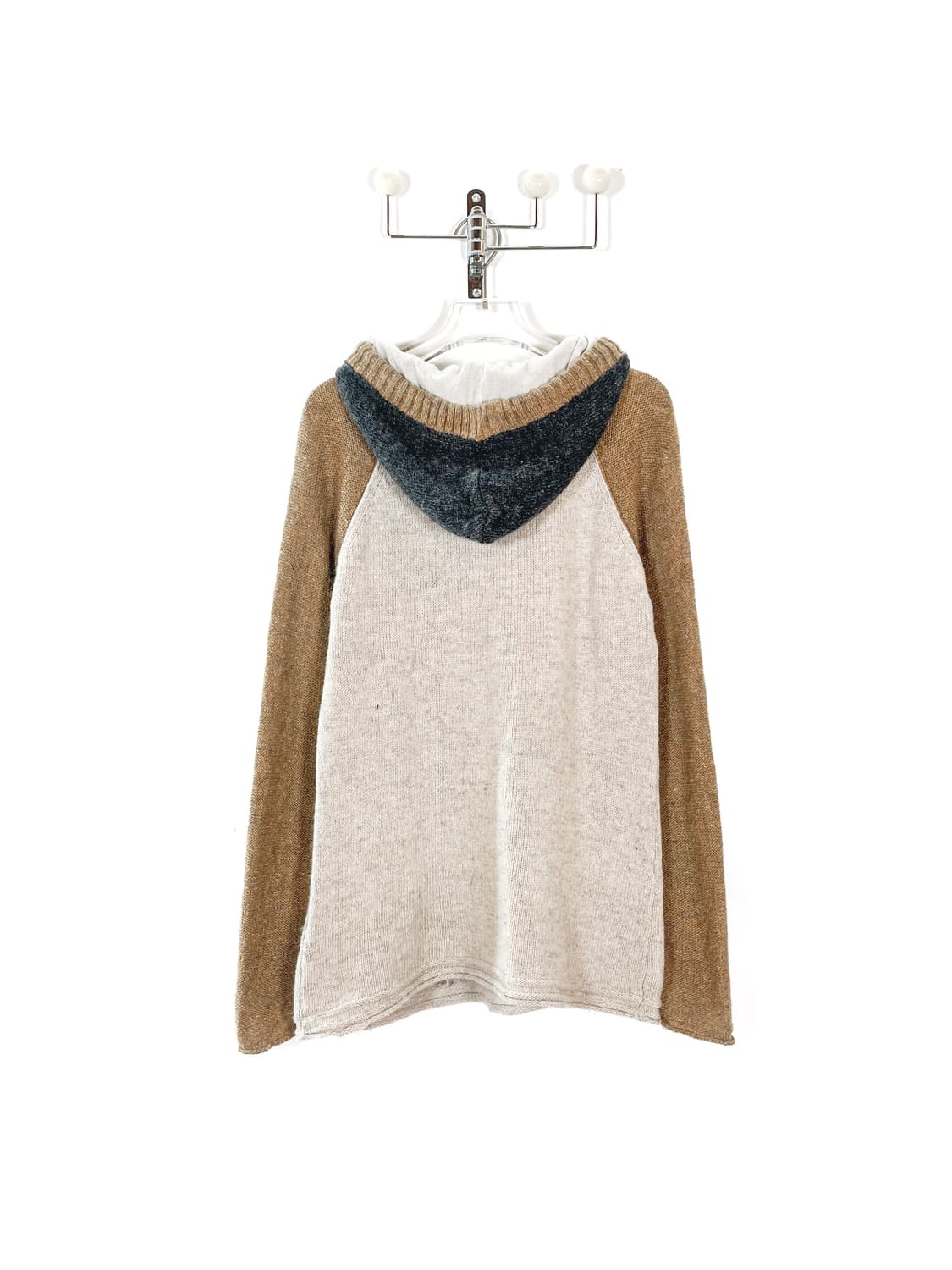 큐브슈가 버튼 포인트 니트 후드티셔츠  상품이미지6