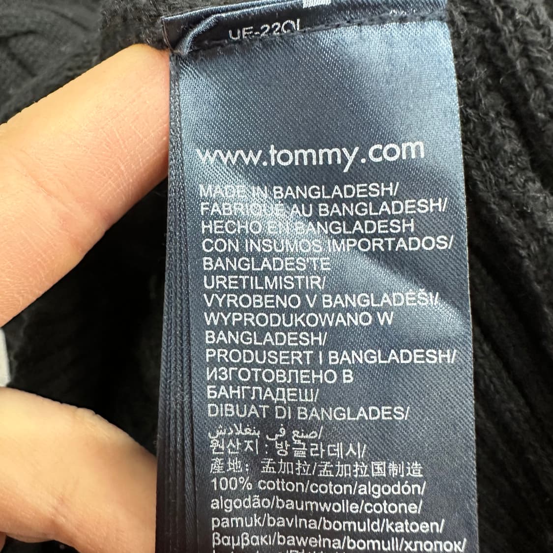 95 타미힐피거 남자 꽈배기 니트 상품이미지4