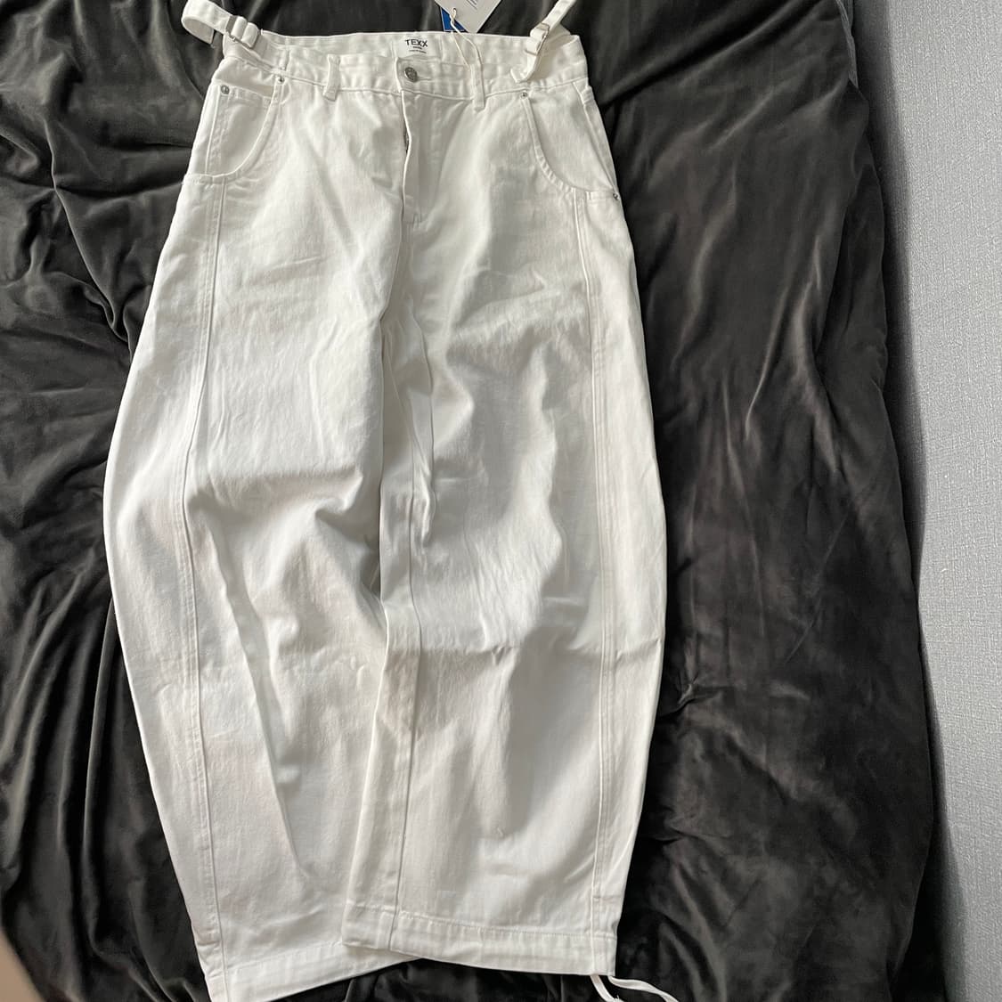TEXX 텍스 TX307 커브드 벌룬 데님 아이보리 32 택포함 새제 상품이미지4