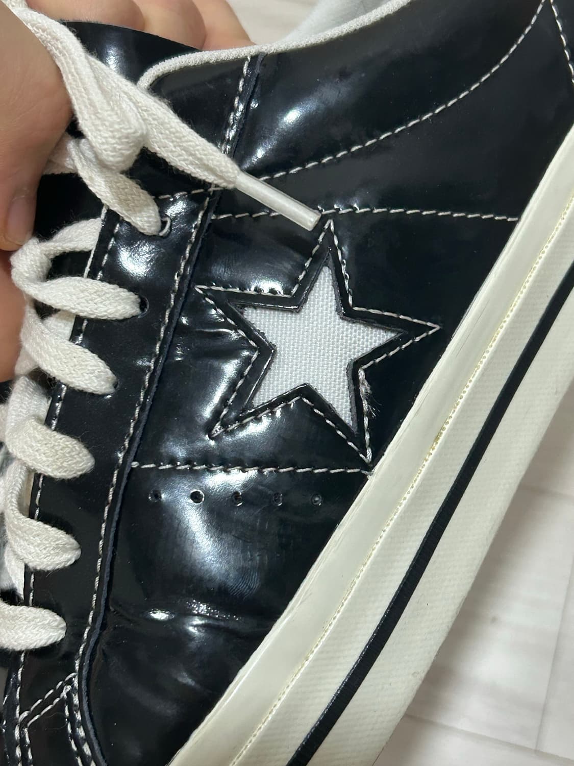 컨버스 원스타 로우 블랙 상품이미지4