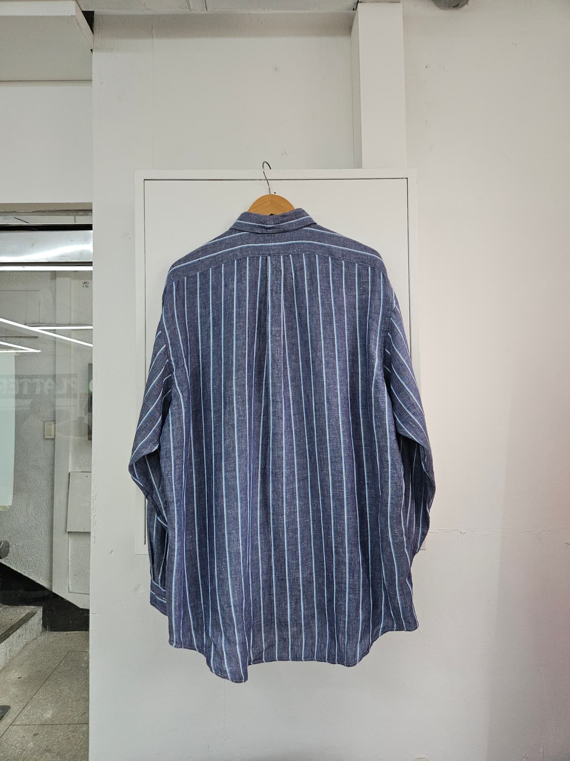 1990's 폴로 랄프로렌 빅셔츠 린넨 M  상품이미지2