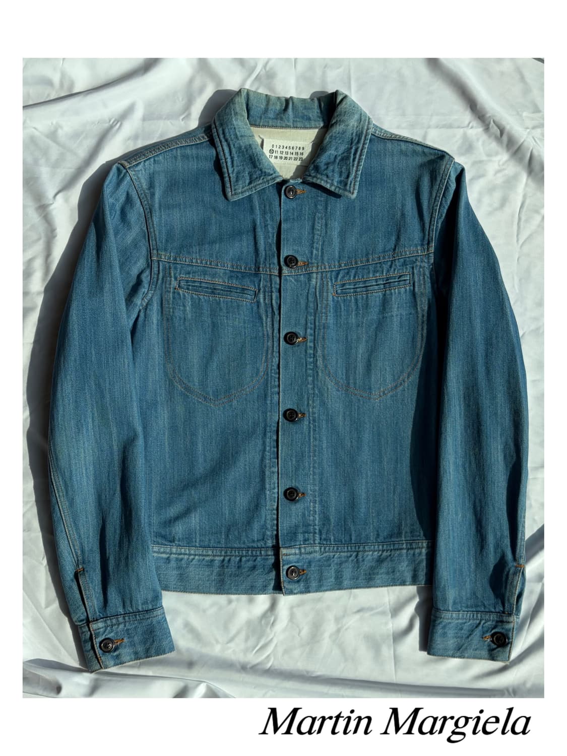 마틴 마르지엘라 04ss 슬럽 데님 자켓 아카이브 청자켓 아티저널 상품이미지2