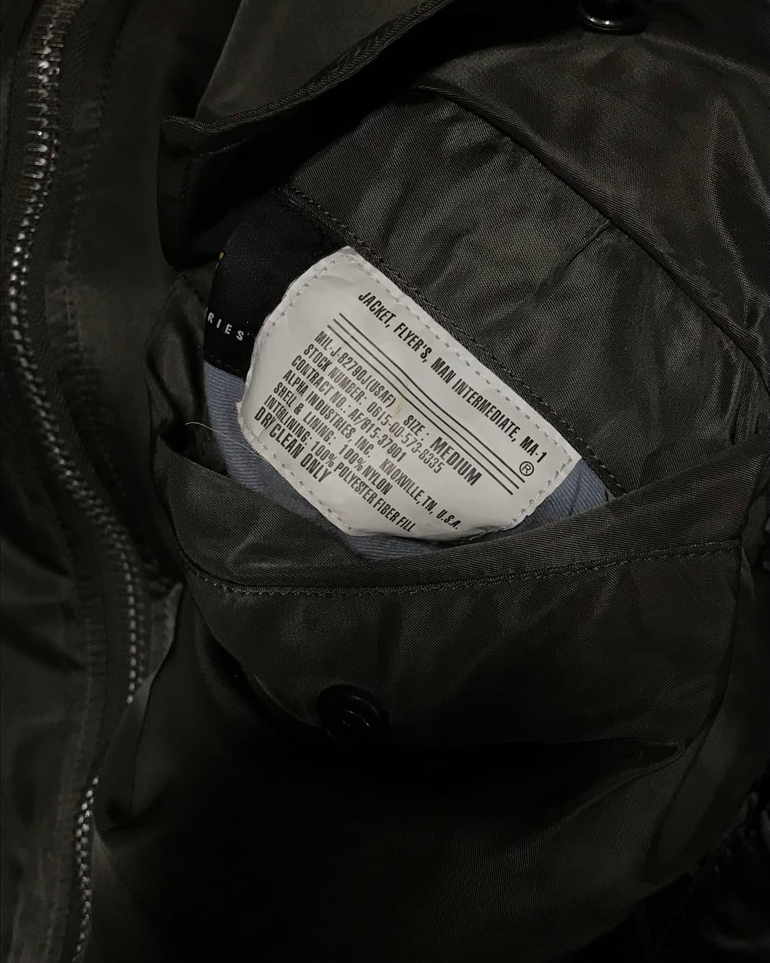 알파인더스트리 MA-1 리버시블 봄버 자켓 상품이미지9