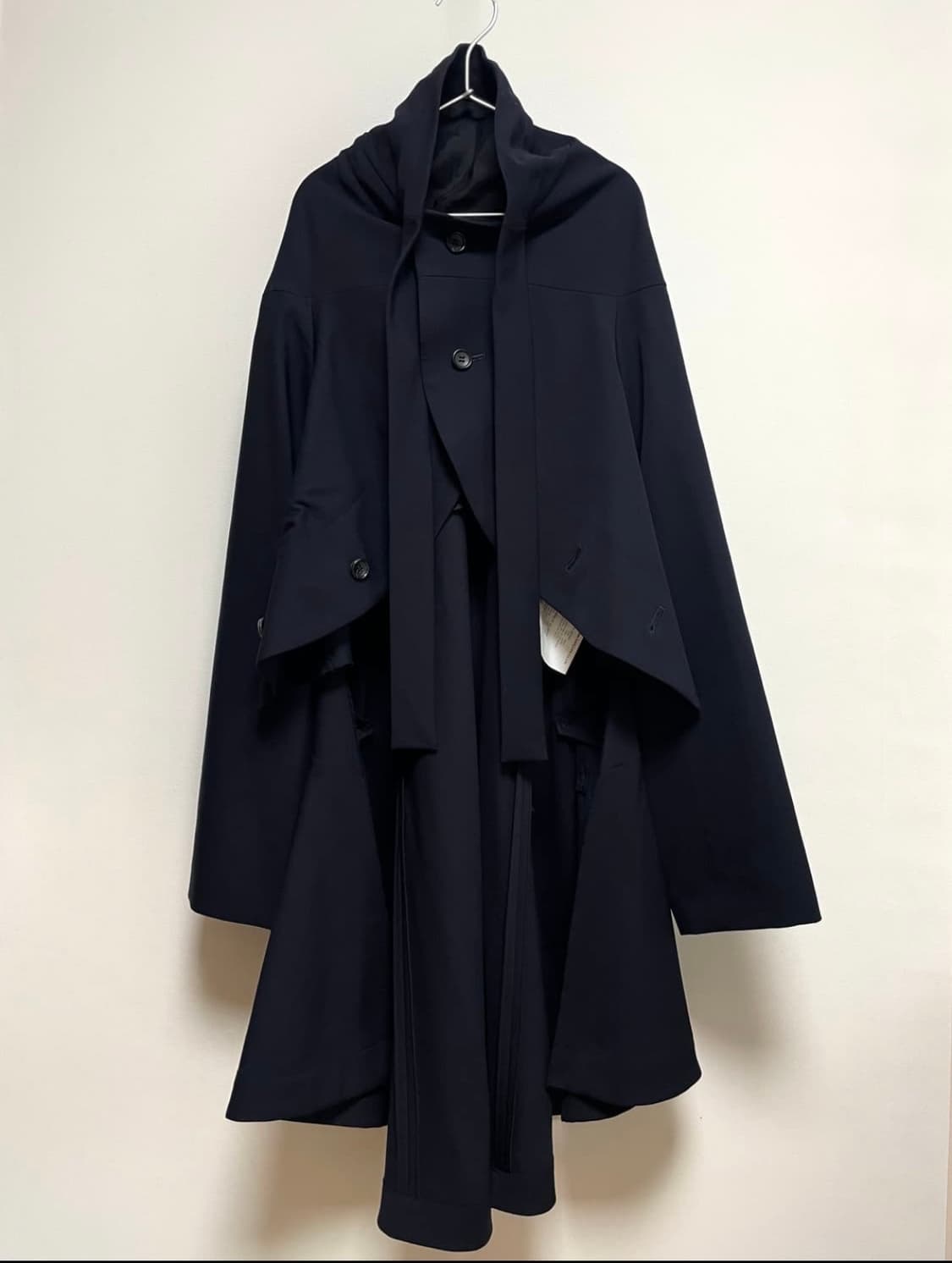 꼼데가르송 언발 케이프 자켓 상품이미지1