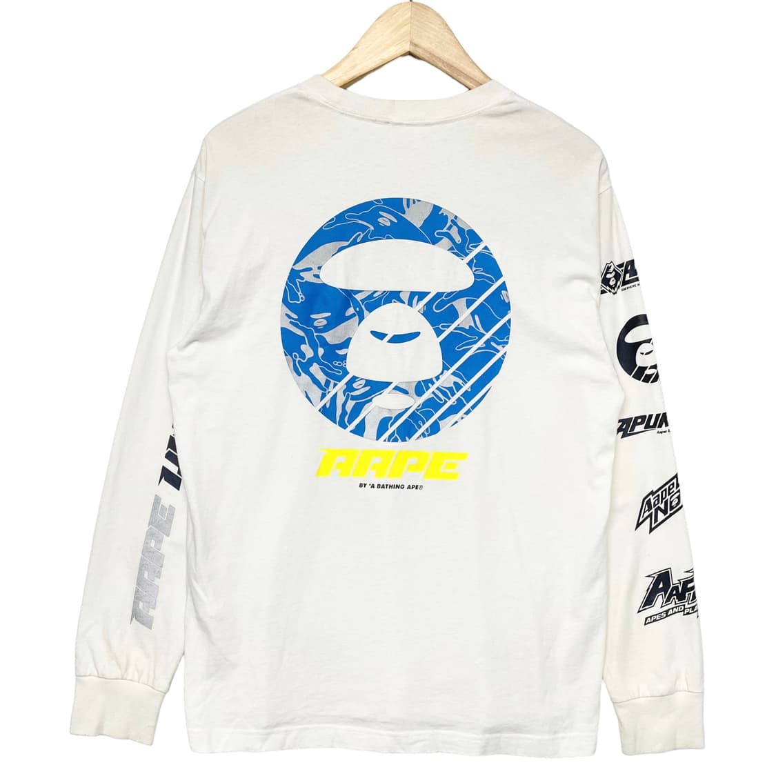 에이프 Aape 사루 빅 로고 롱슬리브 상품이미지2