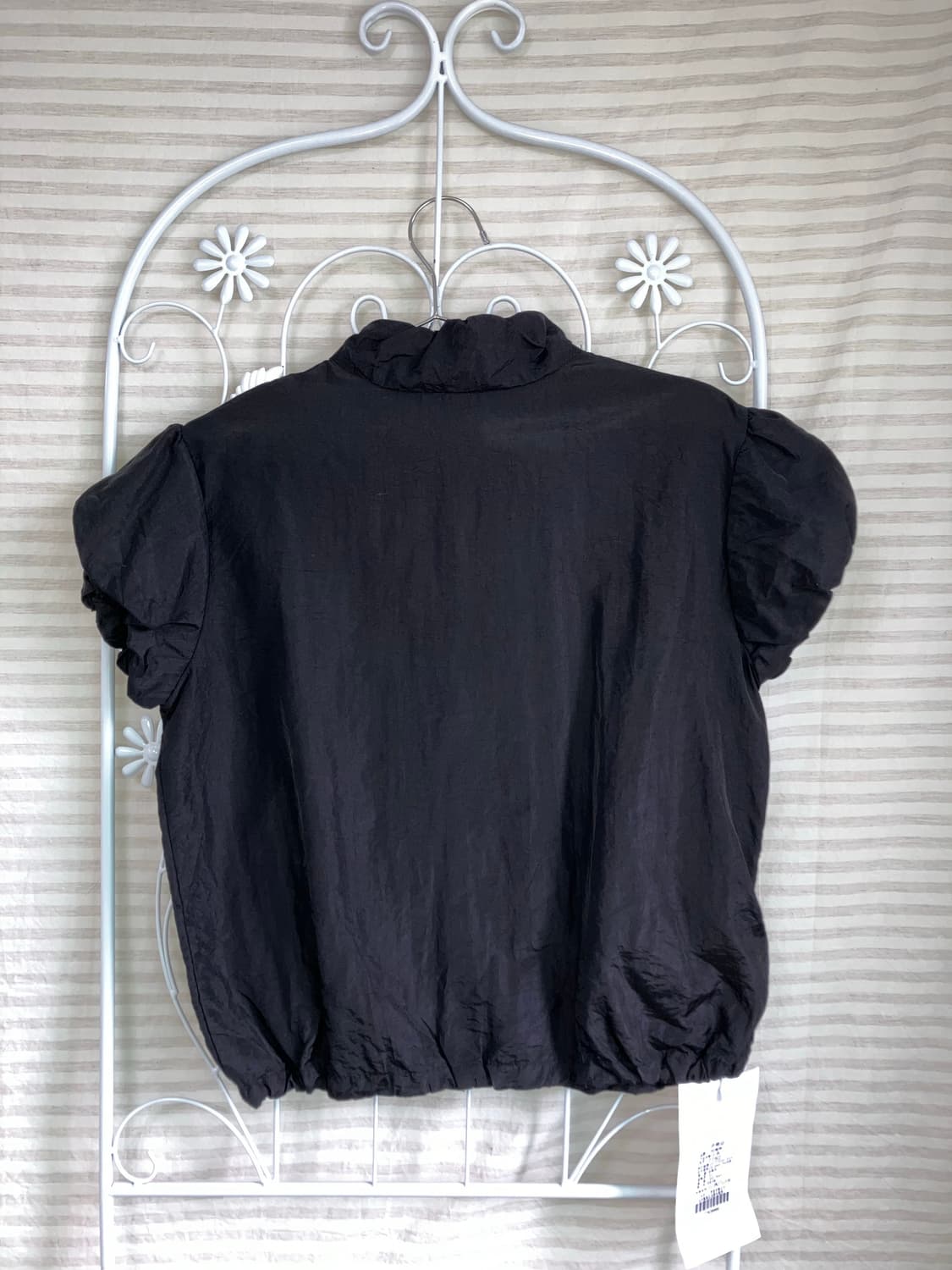 빈티지 블랙 반팔 바람막이 y2k 스트릿 갸루 펑키485   상품이미지2