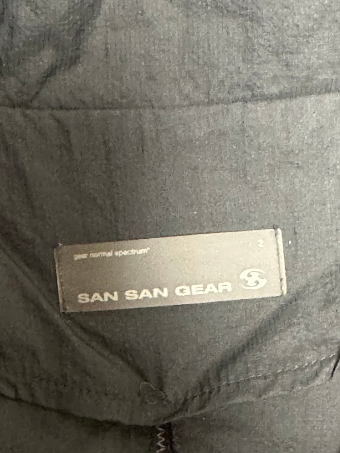 (2)산산기어 패널드 자켓 블랙 23ss 상품이미지5