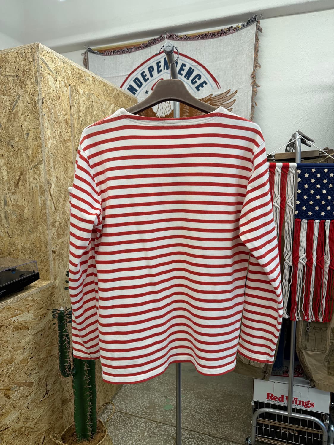 폴로 랄프로렌 스트라이프 보트넥 티셔츠 상품이미지2