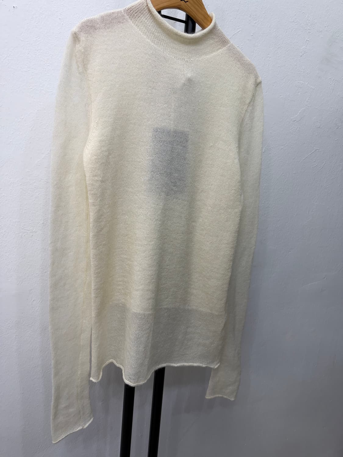 새제품) 질샌더 정품 여성 모헤어 시스루 니트 34 상품이미지2