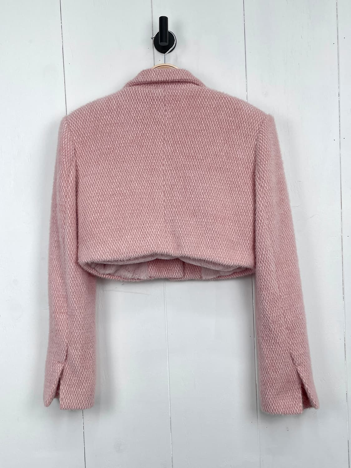 로랑(LAURENT) 텍스처 크롭 퍼 자켓 상품이미지7