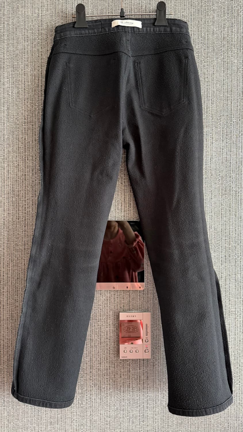 PVCS 프븏스 더춈미 블랙 부츠컷 기모 데님 팬츠 블랙진 청바지 28 상품이미지5