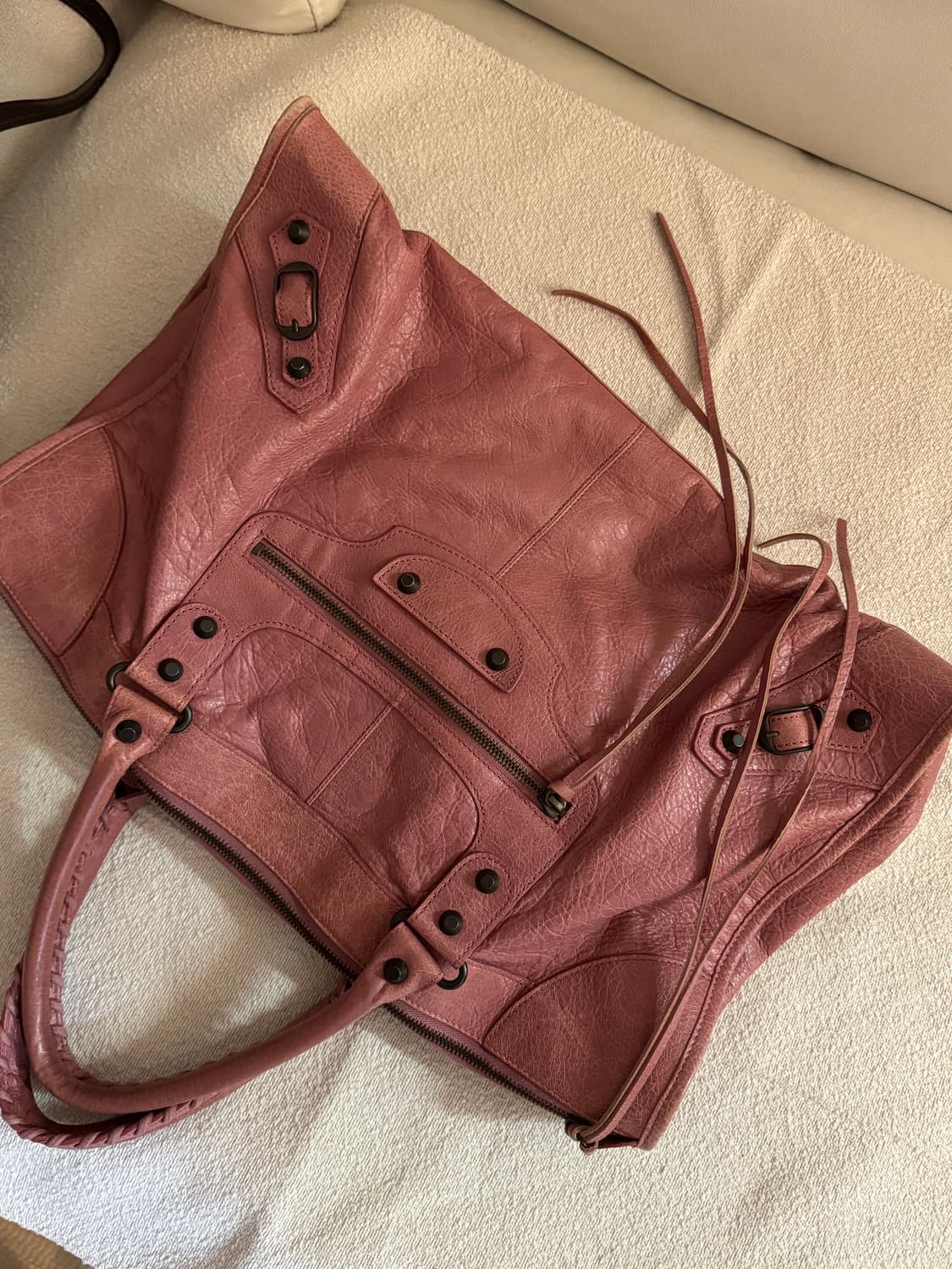 발렌시아가 모터백 라지 핑크 상품이미지1