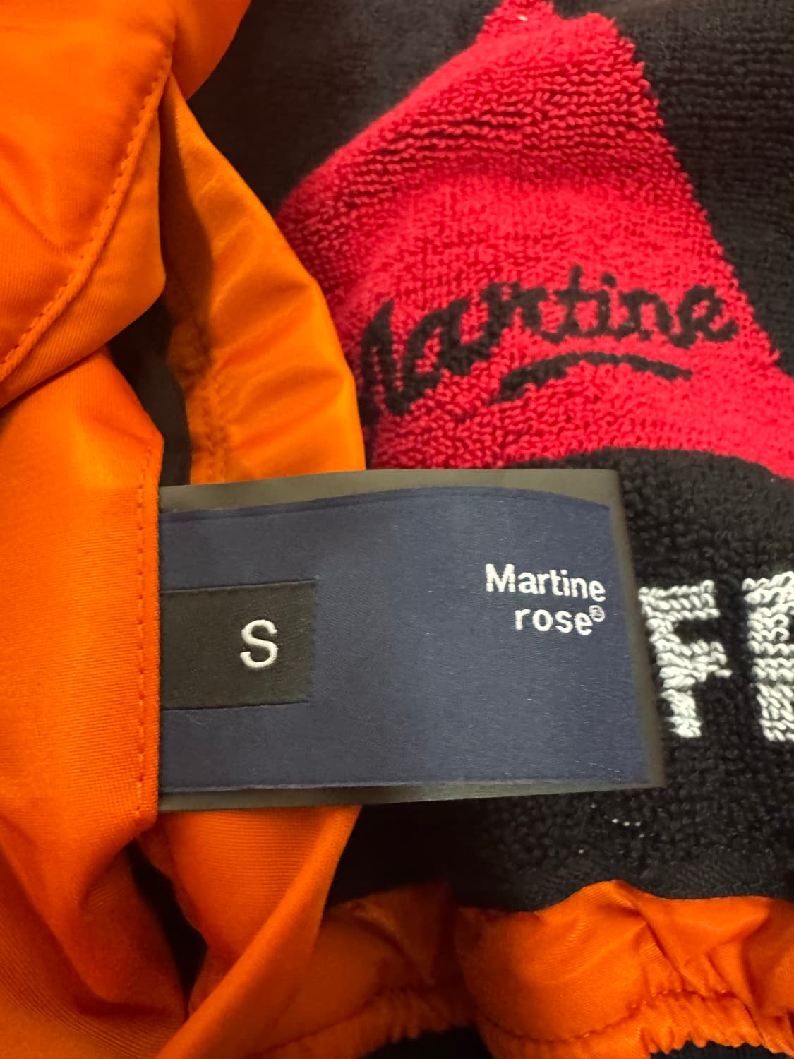 [S] 마틴로즈 2022FW 봄버자켓 네이비 상품이미지8