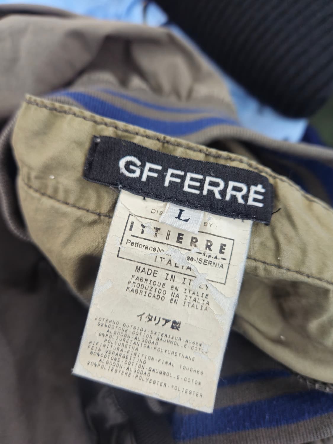 GF Ferre 지에프 페레 블루종 자켓 투웨이 람포 L 상품이미지6