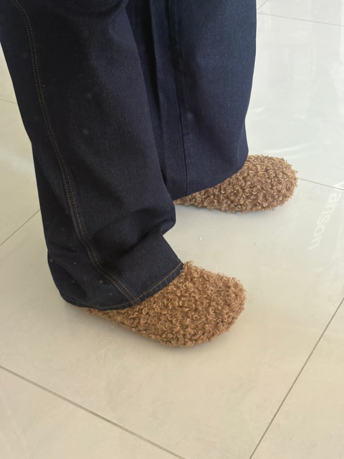 레디스 X rokh 바레루 레그 페인터 데님 상품이미지8