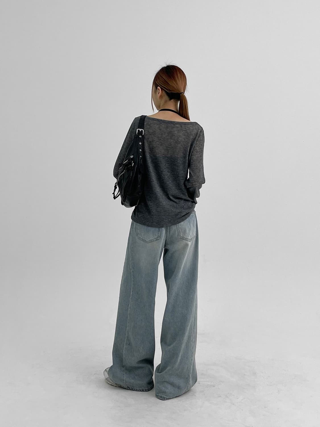 블랙업 테리온 루즈핏 긴팔티 상품이미지7