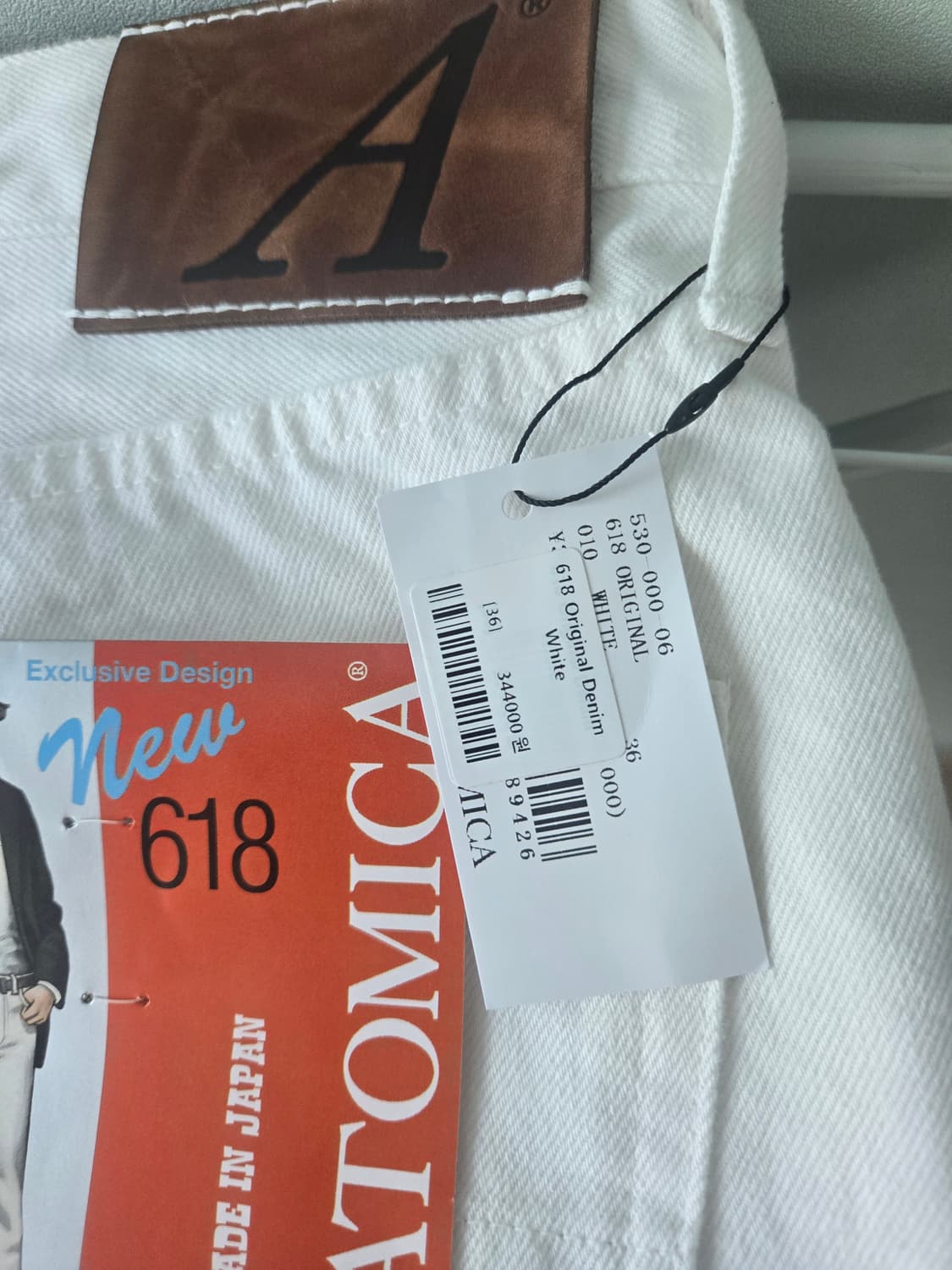 아나토미카 618 오리지날 데님 화이트 36 팔아요 상품이미지3