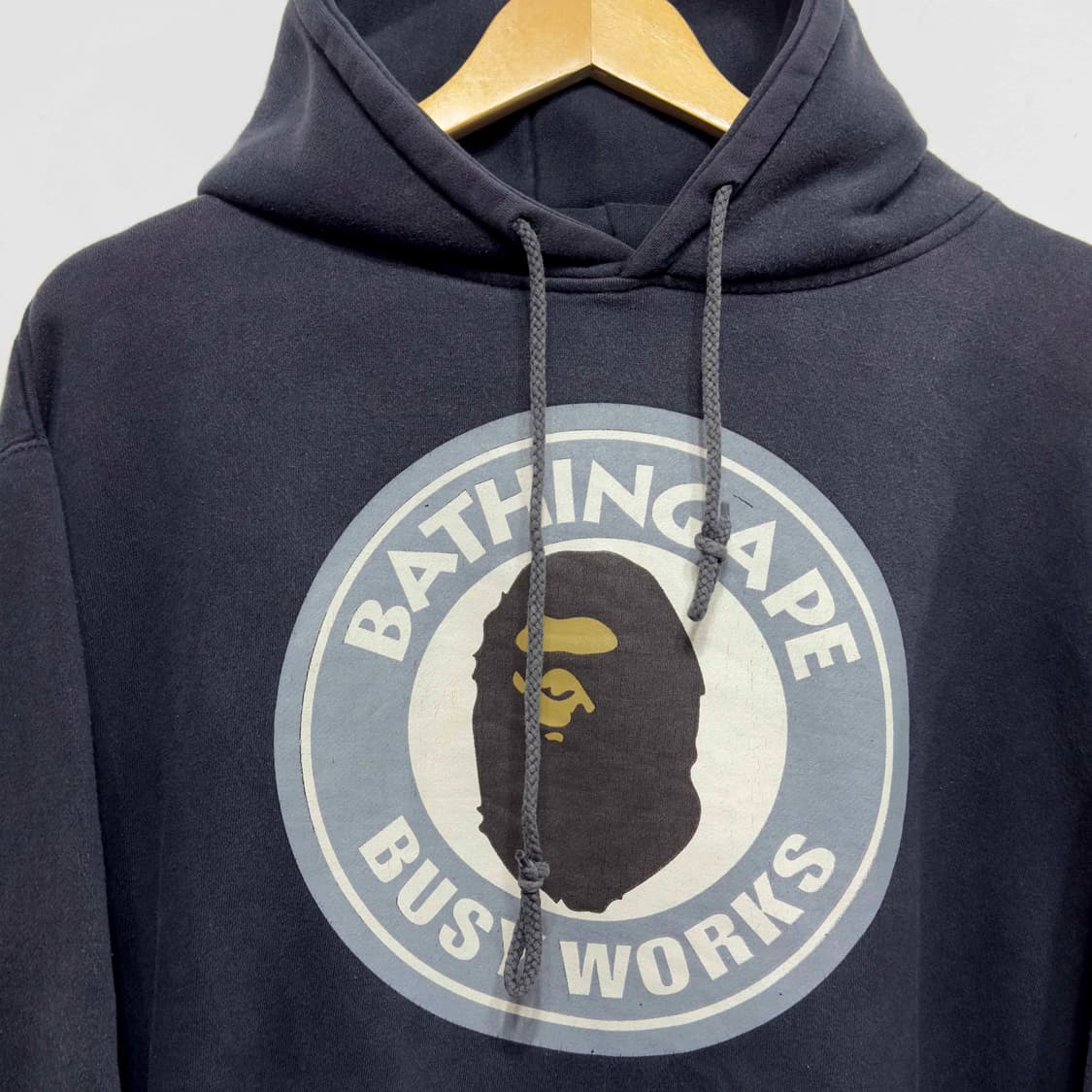 90s 베이프 사루 후드 티셔츠 상품이미지2