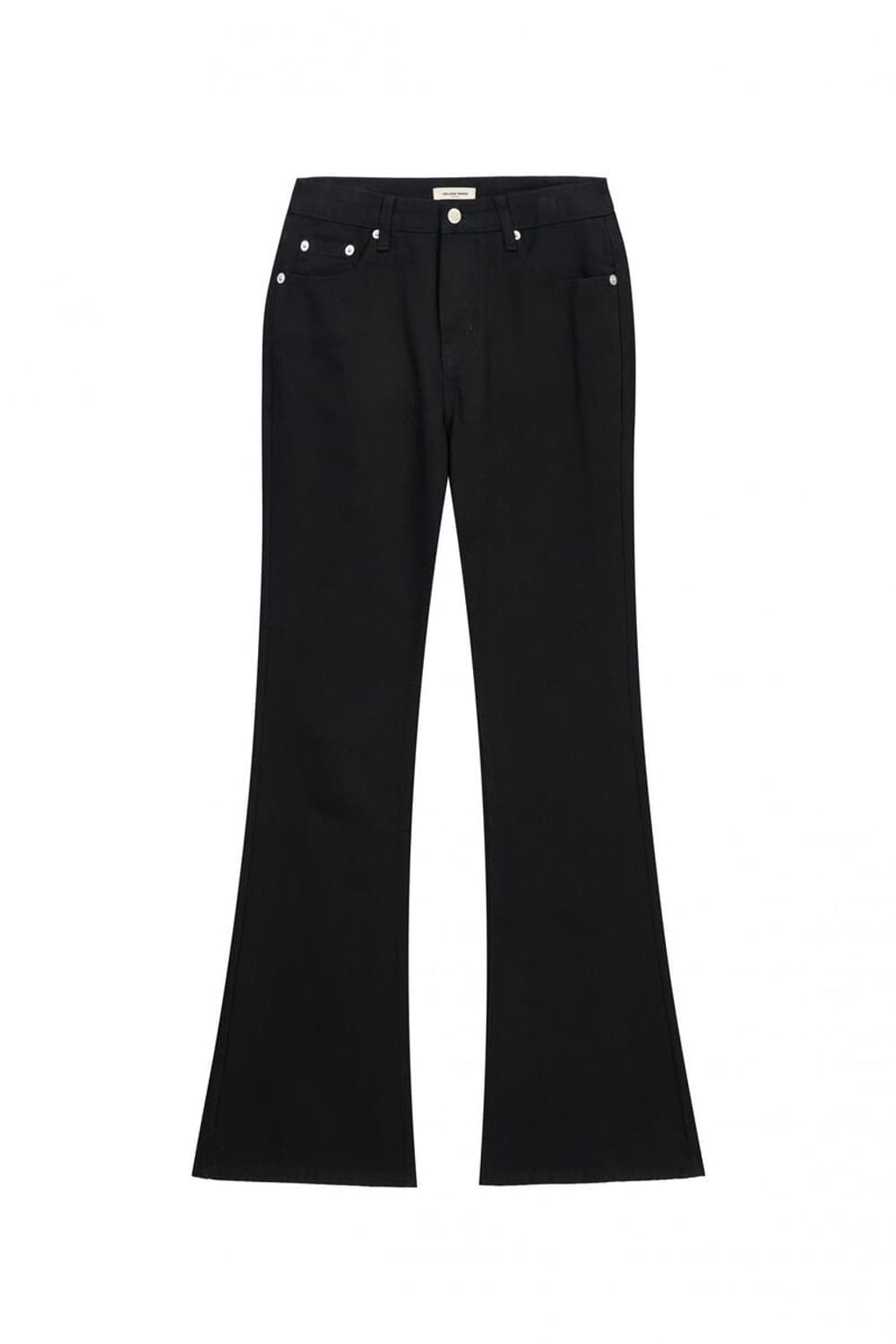 헬레네파리스 로우라이즈 페이디드 워싱 부츠컷 팬츠 [블랙] 상품이미지2