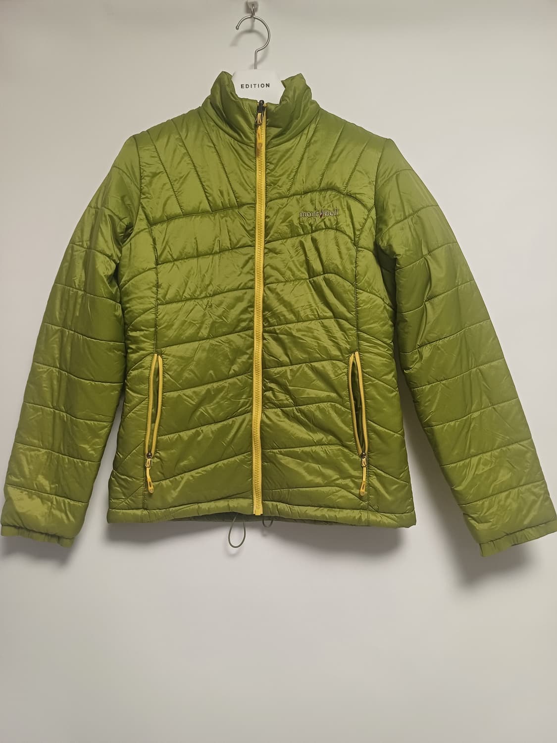 몽벨 mont-bell 경량 패딩 자켓 올리브그린 M(85) 상품이미지1