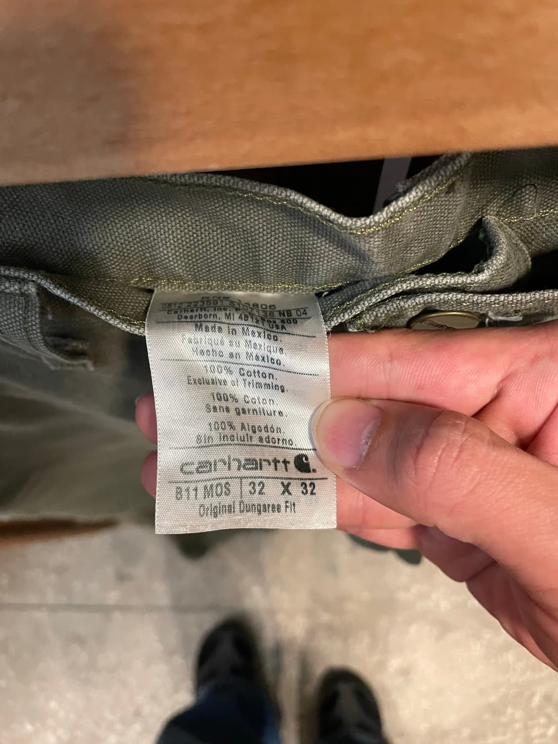 CARHARTT B11 칼하트 카펜터 모스그린 상품이미지3