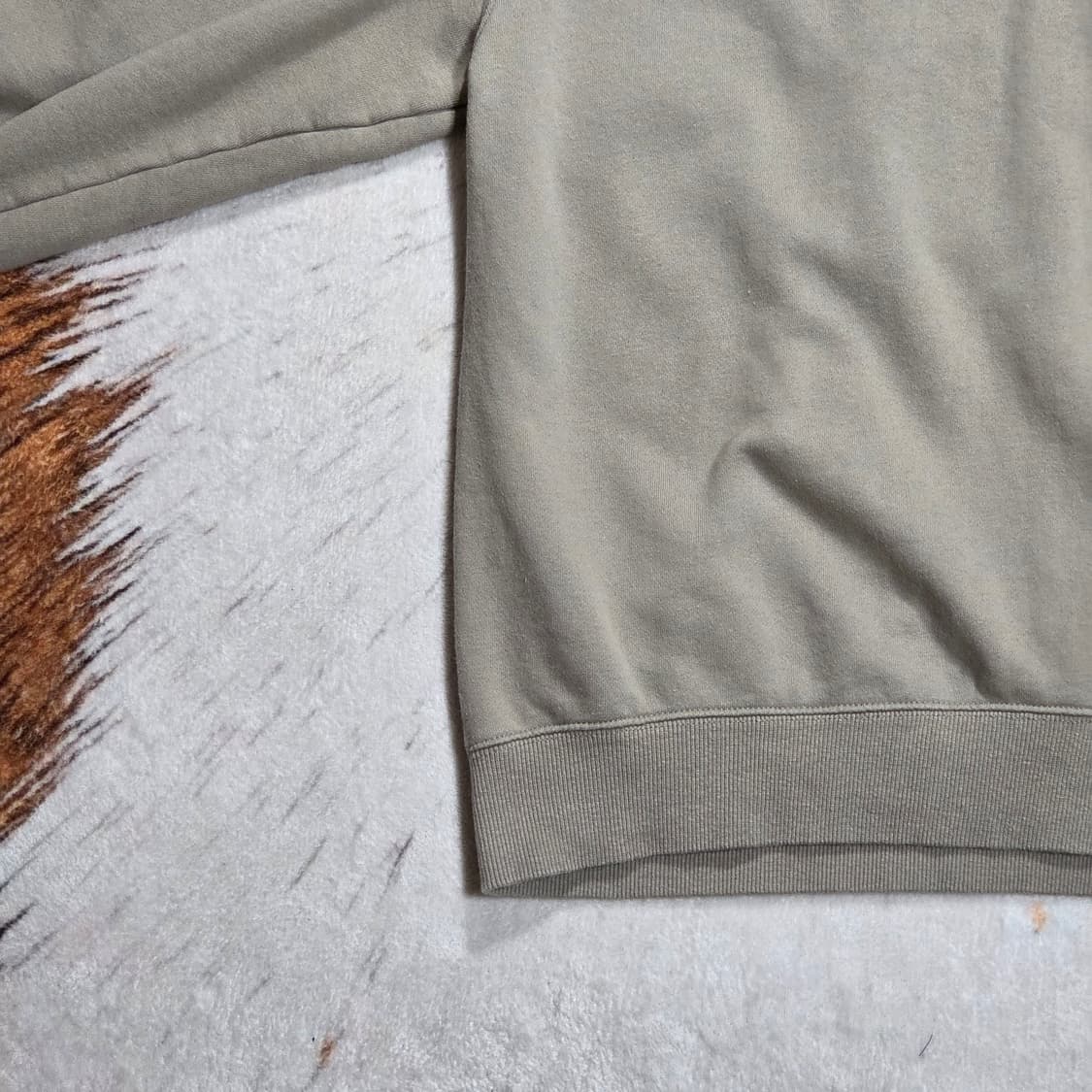 빈티지 트레벌 아미 오버핏 맨투맨 상품이미지3