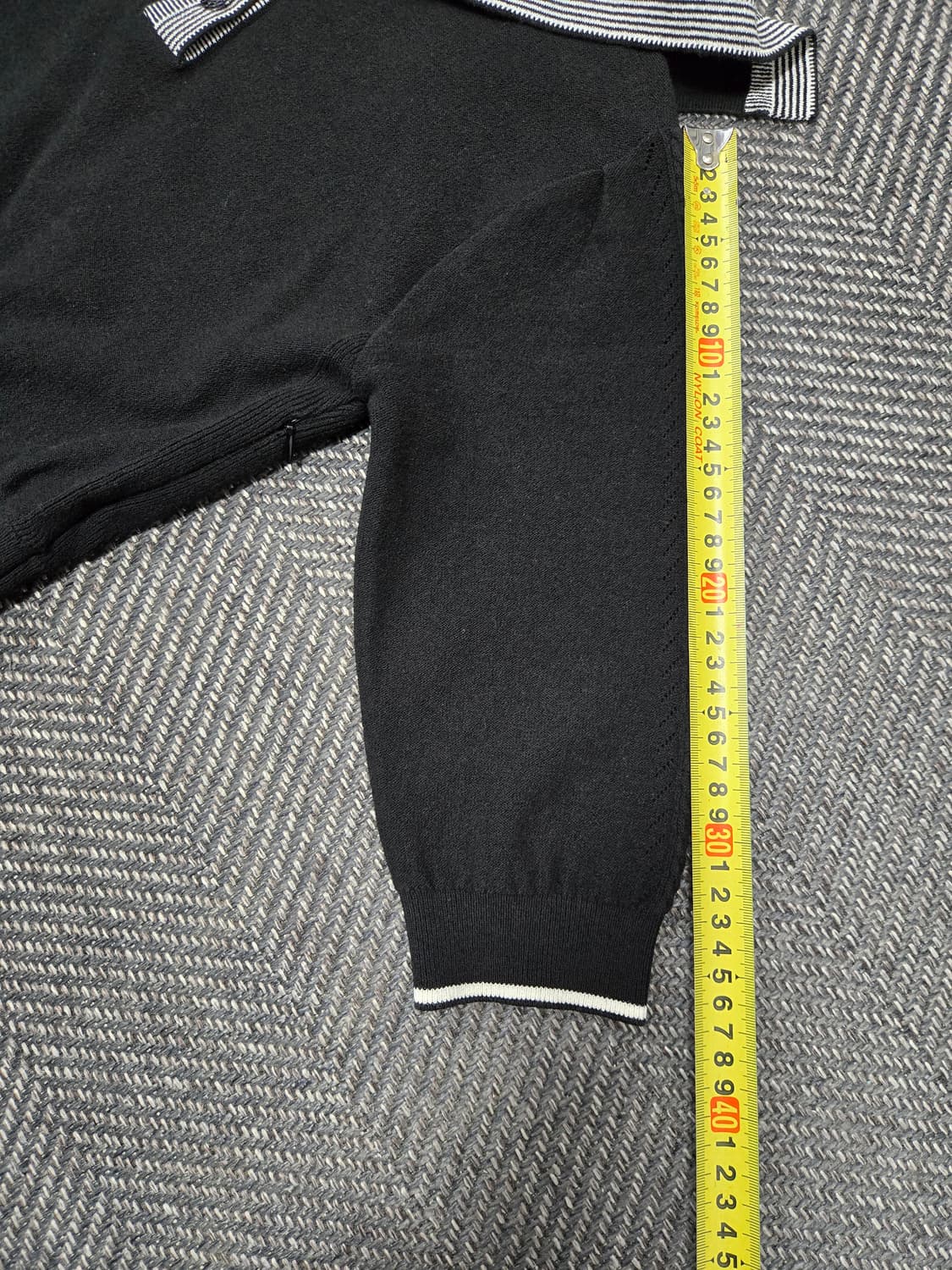 잇미샤 니트 블록 원피스 세일러 플리츠 원피스 상품이미지6