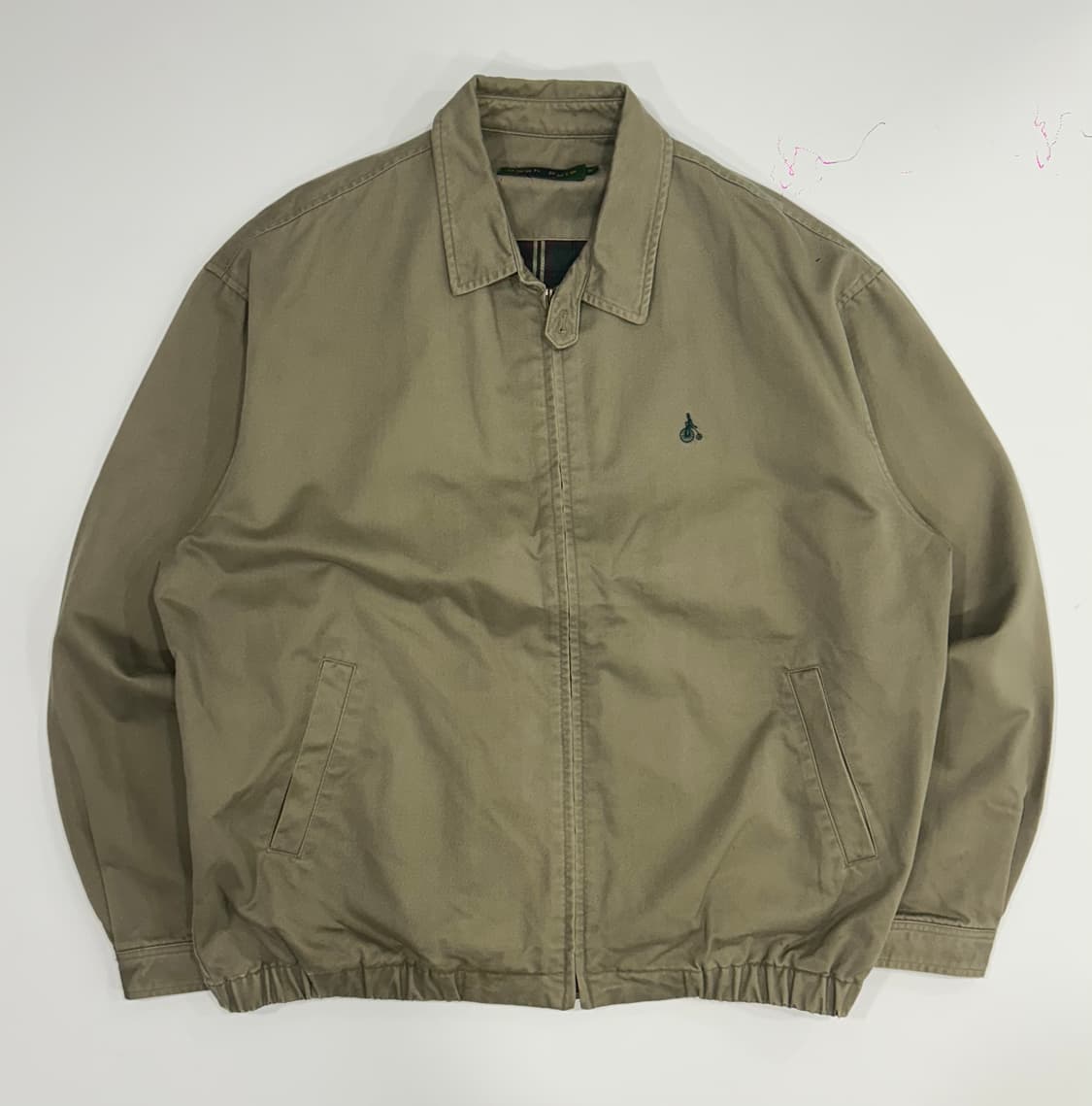 Bean pole 빈폴 카키 로고 딥베이지 블루종 상품이미지3