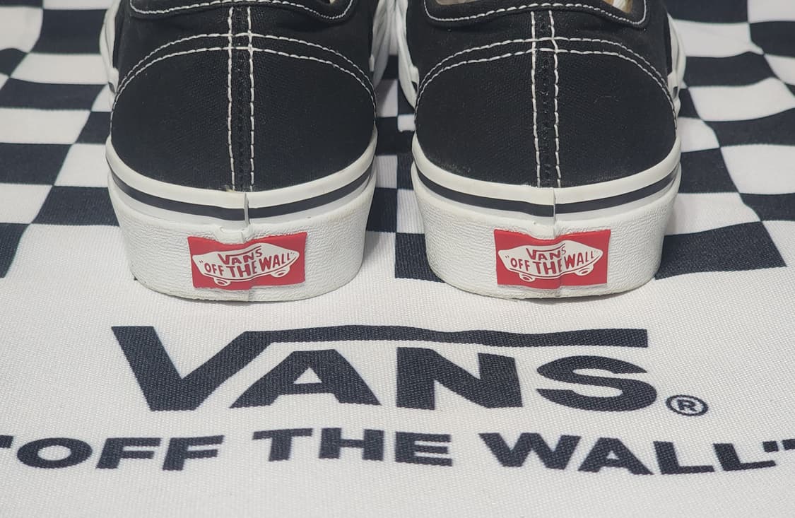 반스 어센틱 블랙 스니커즈 230mm 상품이미지3