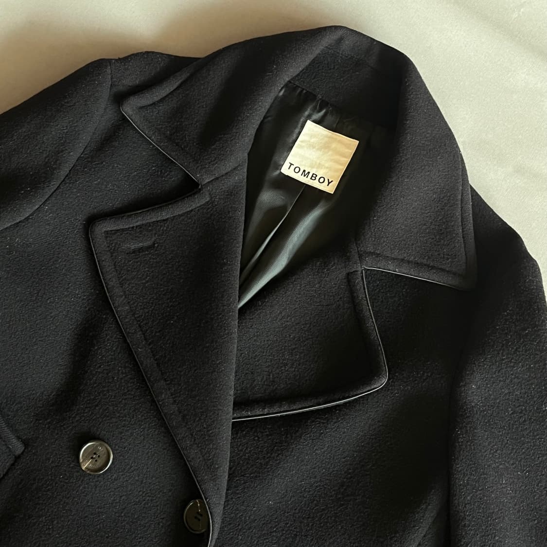 톰보이 빅카라 더블코트 상품이미지1