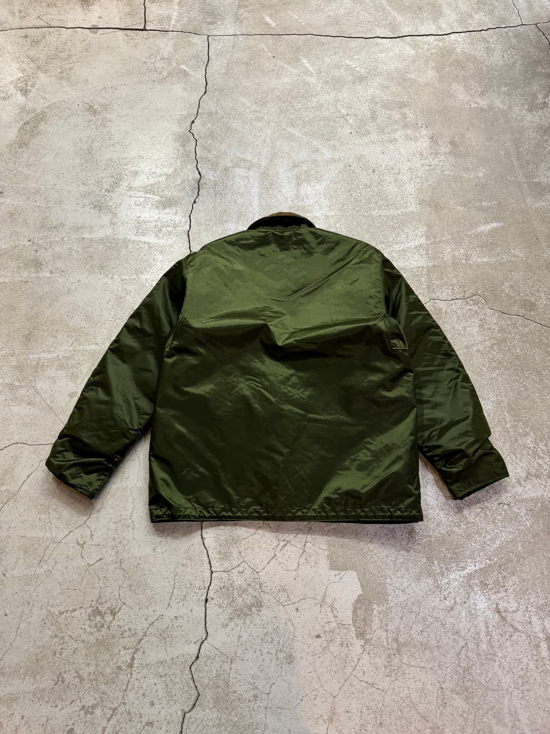 80s U.S NAVY 덱 자켓 오리지널 알파 인더스트리 상품이미지5