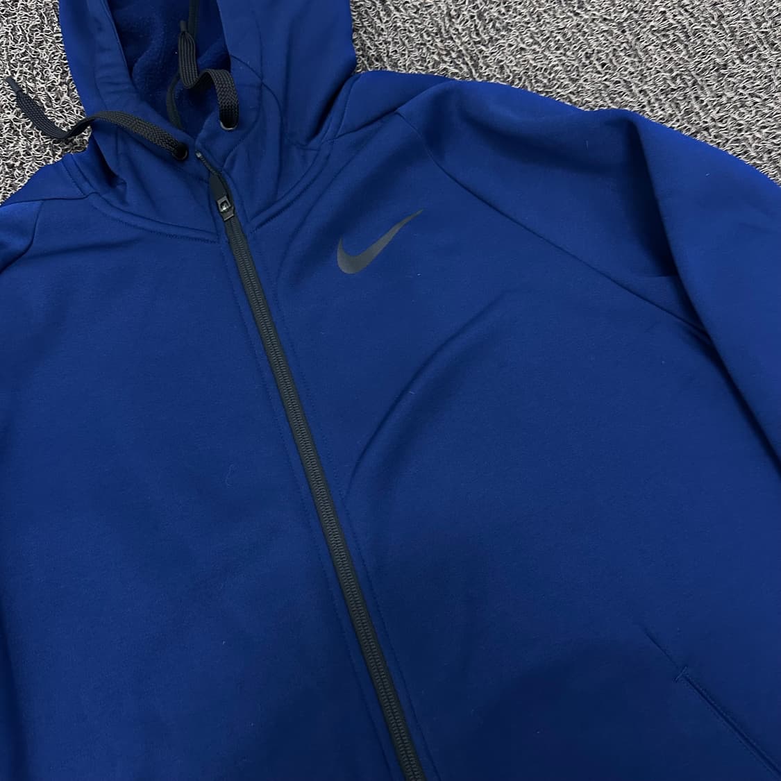 NIKE 나이키 기모 후드집업 블루 XL 상품이미지2