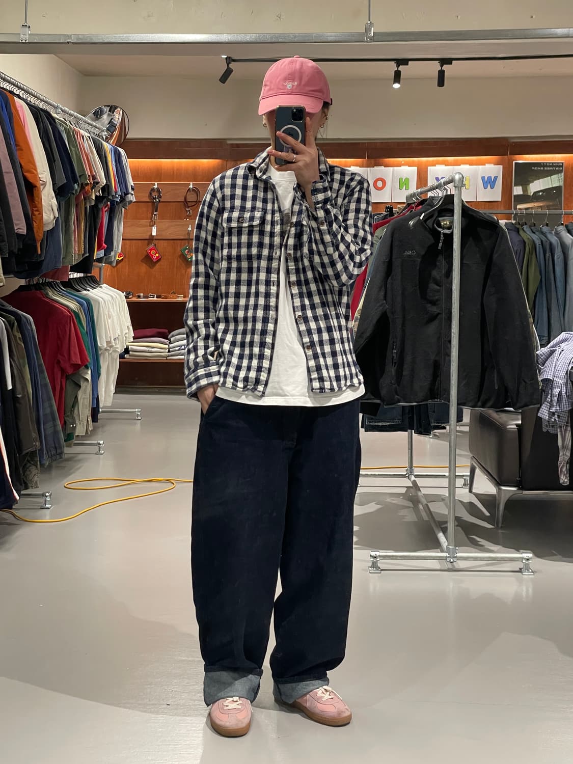 GAP 체크 패턴 플란넬 셔츠 상품이미지2