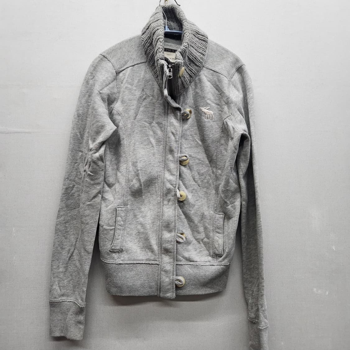 아베크롬비 로고 Y2K 버튼 가디건 집업 S(S) 상품이미지1