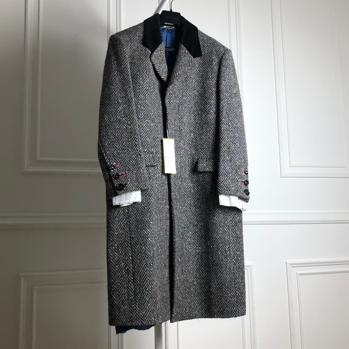 (유니섹스) 마르니 컬러헤링본 코트 상품이미지2