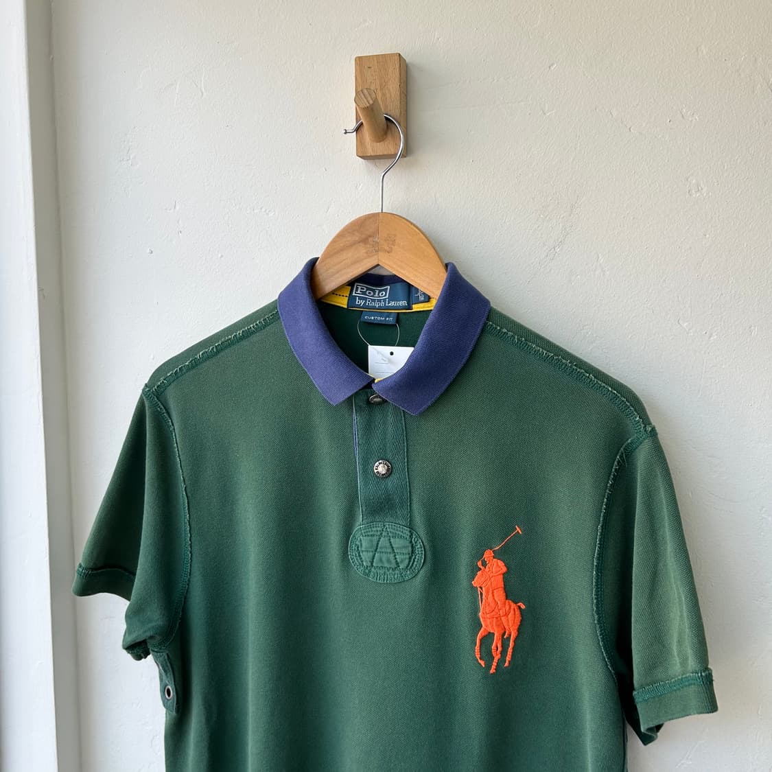 폴로 랄프로렌 그린 빅포니 반팔 럭비티 카라티  상품이미지1