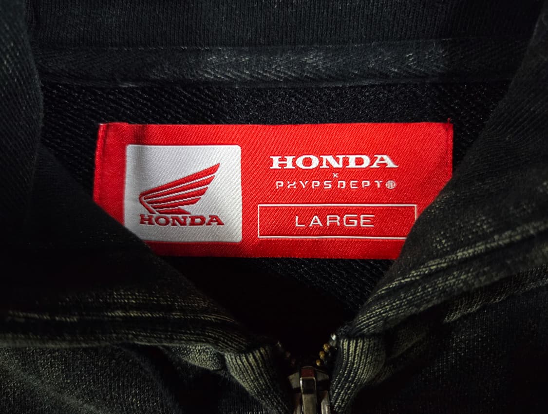 혼다 Honda 레이싱 워시드 바이커 후드집업

 상품이미지5