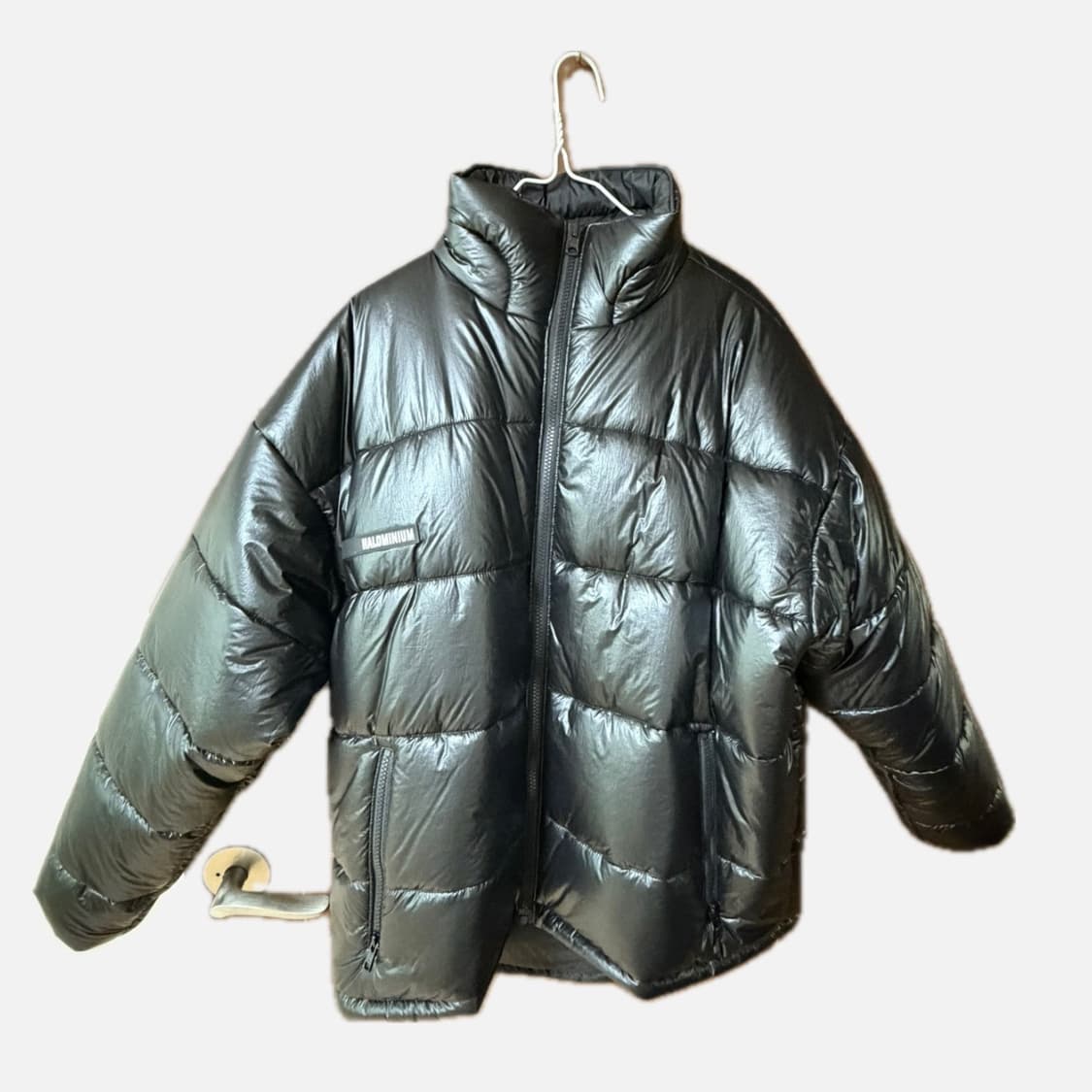 할로미늄 리버시블 패딩 black (m) 상품이미지8