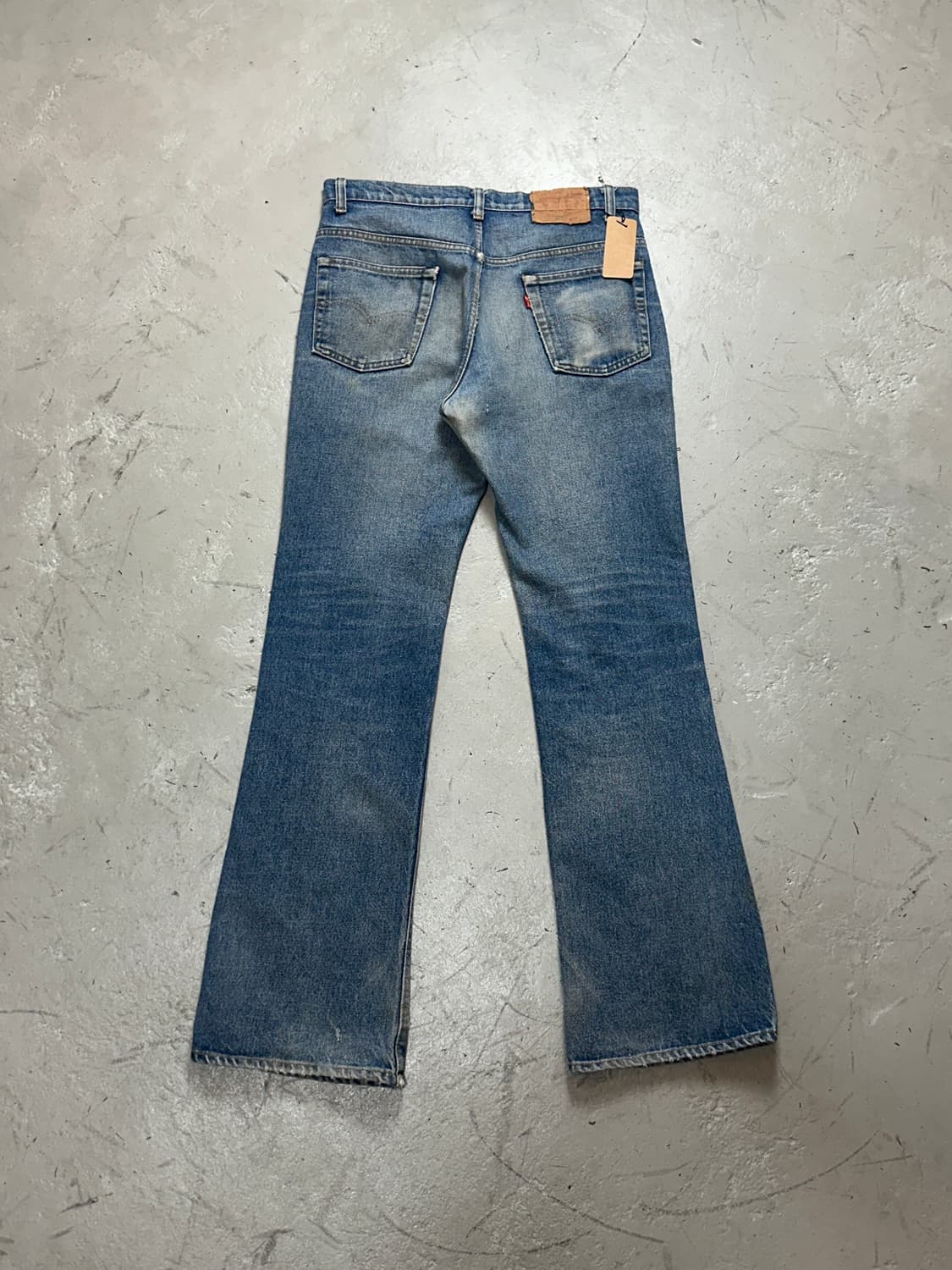 80's USA Made 리바이스 517 부츠컷 플레어진 체인스티치 상품이미지4