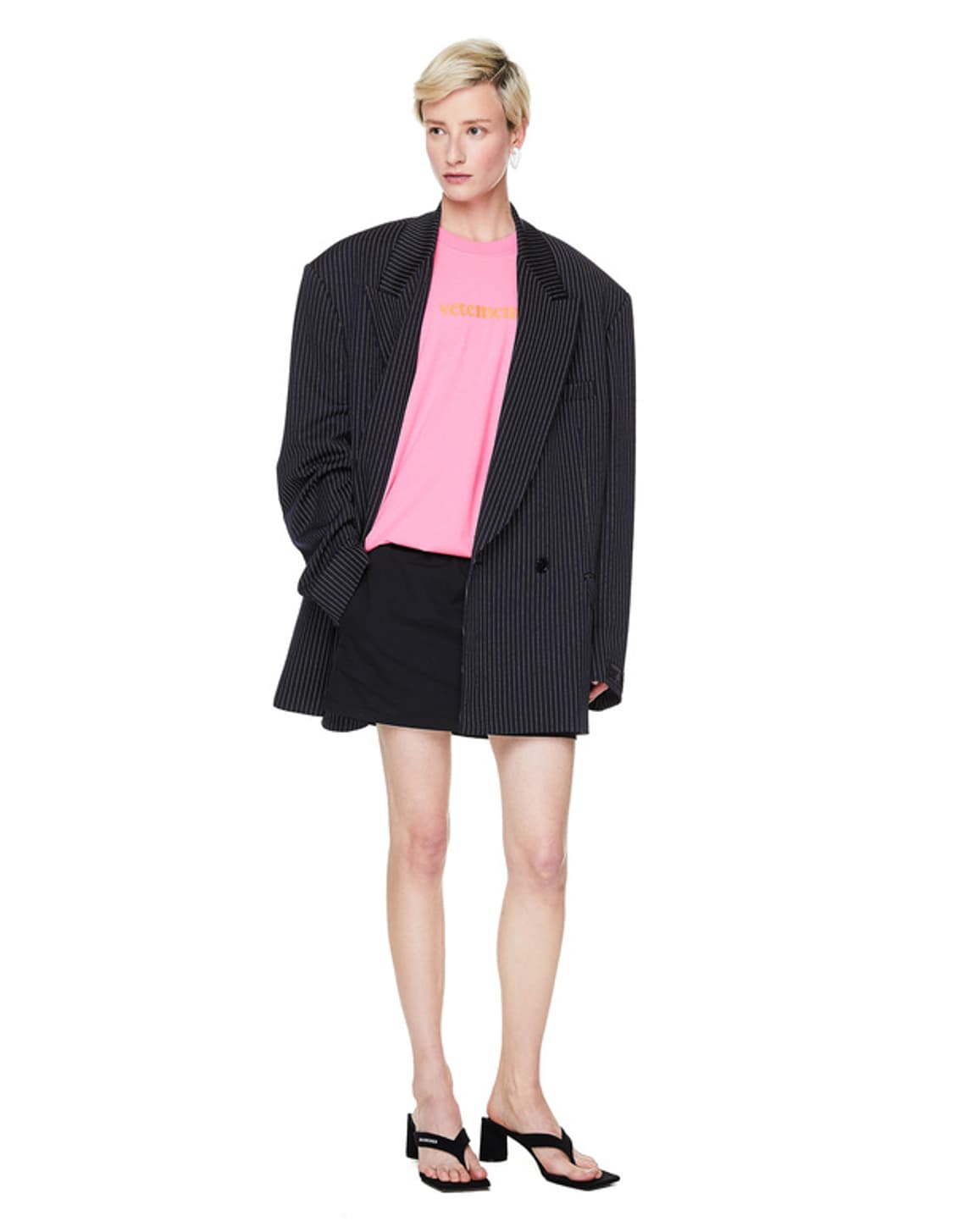 베트멍 스트라이프 블레이저 자켓 상품이미지6